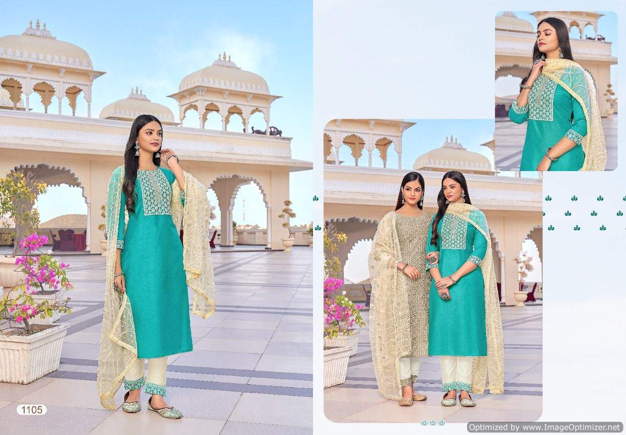 Kasmeera Kasino Exclusive Festive Wear Lucknowi Work Ready Made Collection
